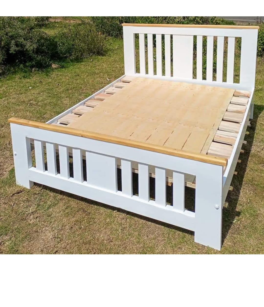 Wooden bed